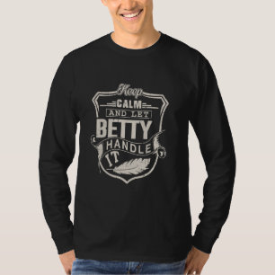 T-shirt Betty Prénom Chemise Betty Nom Anniversaire