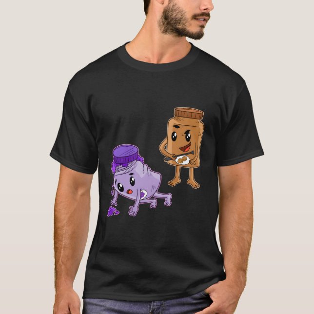 T-shirt Beurre d'arachide Beurre d'arachide Jelly (Devant)