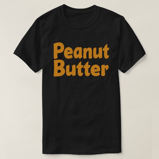 T-shirt beurre d'arachide et gelée assortis costume hallow (Design devant)