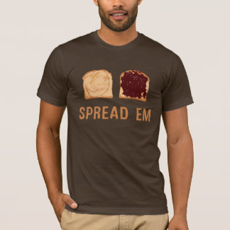 T-shirt Beurre d'arachide et gelée : Étaler
