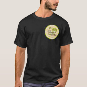 T-shirt Beurre d'arachide Jaune Vert Beige Logo mignon Noi
