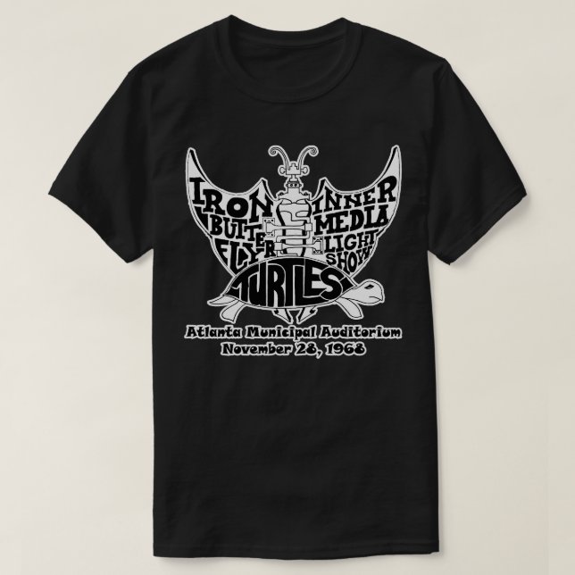 T-shirt Beurre De Fer Atlanta - Feu De Fer À L'Intérieur (Design devant)