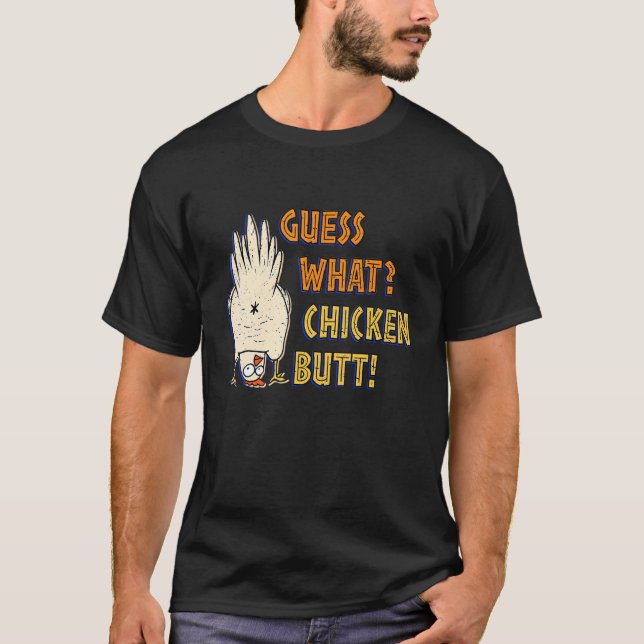 T-shirt Beurre De Poulet Devinez Quel Animal Mignonne Poul (Devant)
