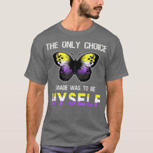 T-shirt Beurre de Pride non binaire Funny LGBT Non binaire
