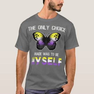 T-shirt Beurre de Pride non binaire Funny LGBT Non binaire