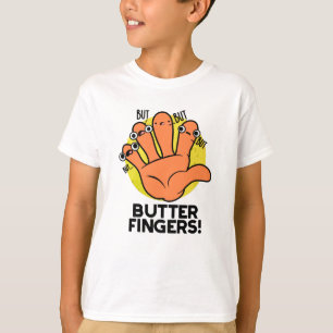 T-shirt Beurre Doigts Funny Anatomie Pun