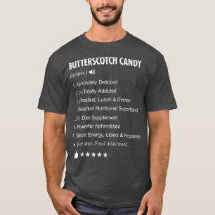 T-shirt Beurre-écossais Définition de bonbon Signification