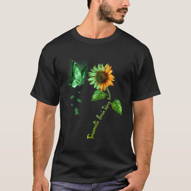 T-shirt Beurre Tournesol Blessure traumatique du cerveau (Devant)