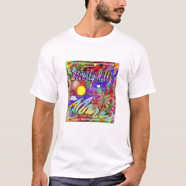 T-shirt Beverly Hills Nu Era (Devant)