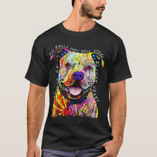 T-shirt Beware Of Pit Bulls They Will Steal Your Heart