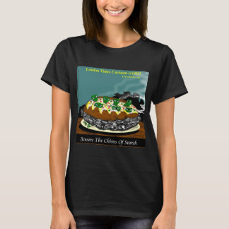 T-shirt Beware the Chives of Starch – Funny Foodie Cartoon