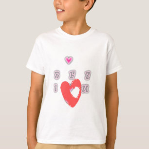 T-shirt BFF. Best Friends Forever : I Love You Art Print