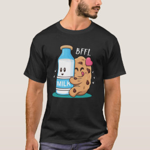 T-shirt BFL Best Friend 4 Life Biscuit Accrocher Milk Love