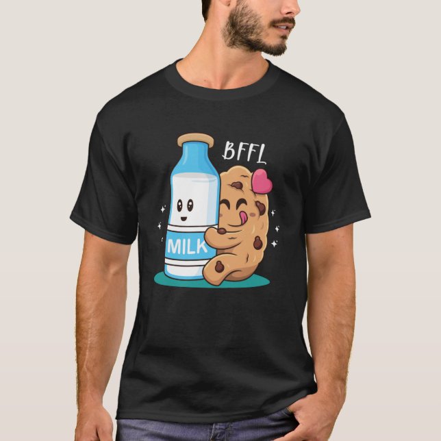 T-shirt BFL Best Friend 4 Life Biscuit Accrocher Milk Love (Devant)