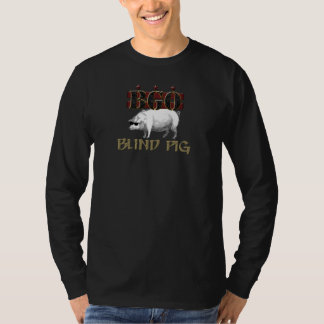 T-shirt BGO Blind Pig noir à manches longues