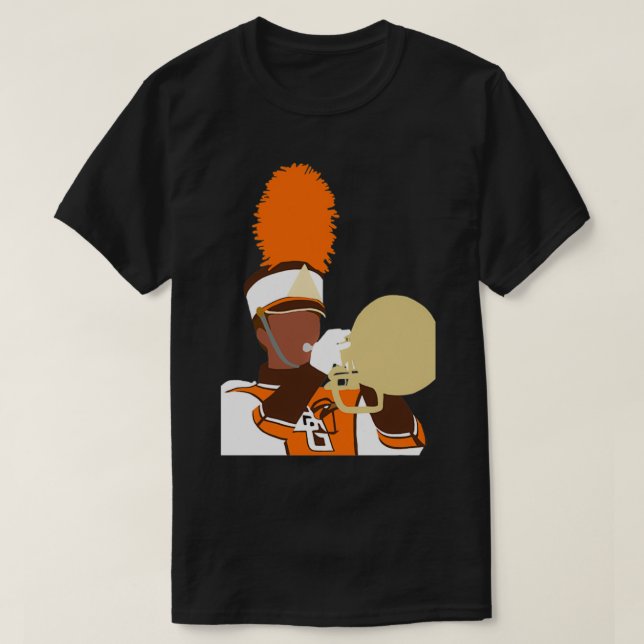 T-shirt BGSU Falcon Marching Band Mellophone (Design devant)