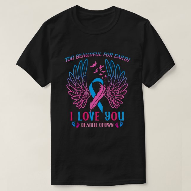 T-shirt BH Personnalisé Trop Belle Pour La Grossesse De La (Design devant)