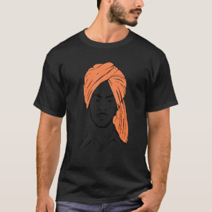 T-shirt Bhagat Singh Le Punjabi Indian Freedom Fighter