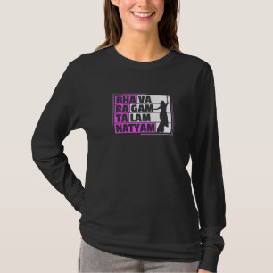 T-shirt Bharatanatyam pour un danseur de Bharatanatyam