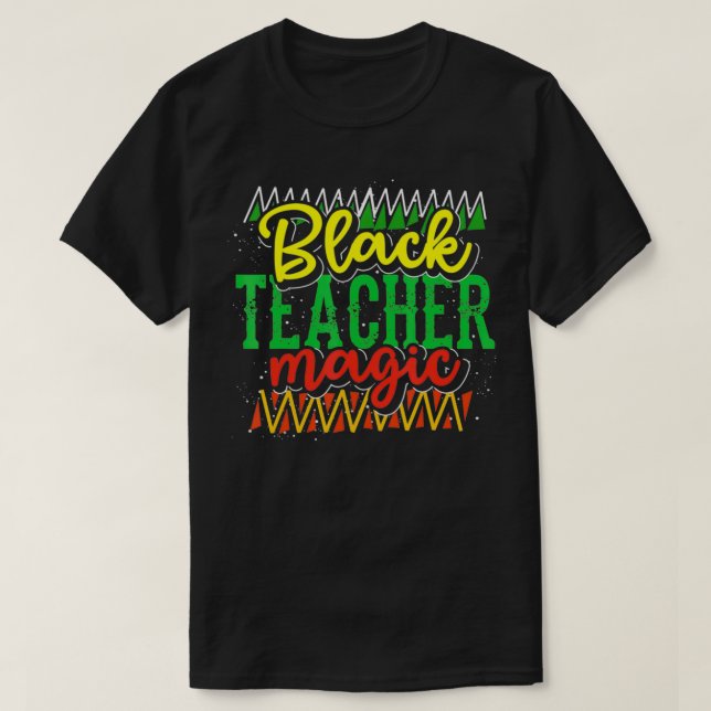 T-shirt BHM Pride Afro-Américaine Melanin Histoire Noire M (Design devant)