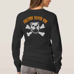 T-shirt BHNW + Crâne de bouledogue (orange pour