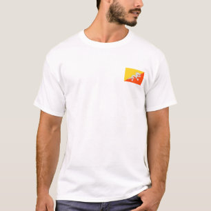 T-shirt Bhutan Flag T-Shirt, Patriotic T-Shirts,