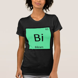 T-shirt Bi - Bikram Yoga Chimie Symbole du tableau périodi