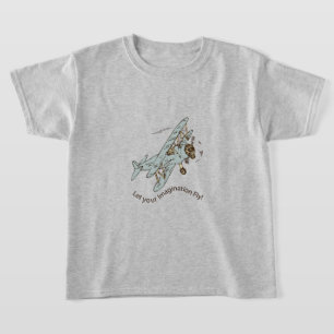 T-shirt Bi-plans Art Déco - laissez voler votre imaginatio