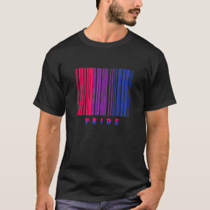 T-shirt Bi Pride Code Barre Bisexuel Drapeau Lgbtq Mois Al