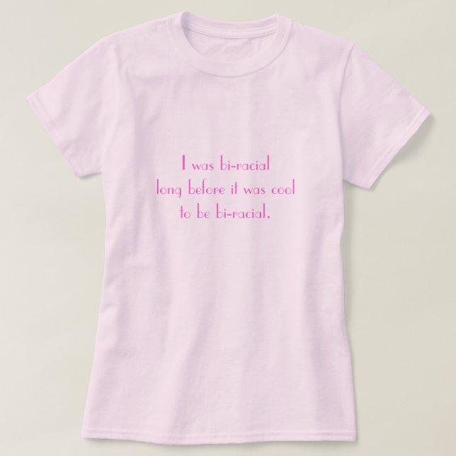 T-shirt Bi-Racial (Design devant)