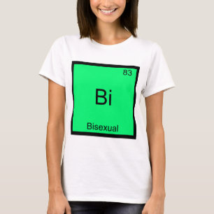T-shirt Bi - Symbole de l'élément de chimie bisexuel drôle