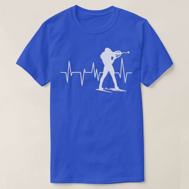 T-shirt Biathlon amusant Ski d'hiver de Biathlon Amateurs  (Design devant)