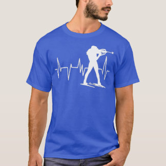 T-shirt Biathlon amusant Ski d'hiver de Biathlon Amateurs