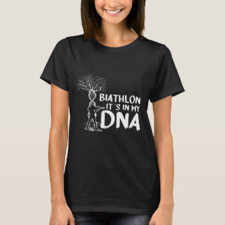 T-shirt Biathlon C'est dans ma motivation pour un biathlèt