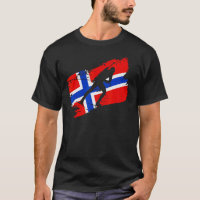 Biathlon Norvège Drapeau Norvégien Skin de fond