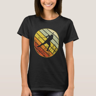 T-shirt Biathlon retro winter sports biathlete skier mount