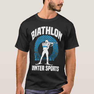 T-shirt Biathlon Sports d'hiver Biathlète Ski tir G