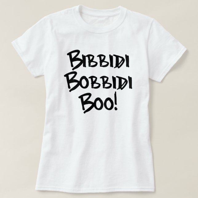 T-SHIRT BIBBIDI, BOBBIDI, BOO ! (Design devant)