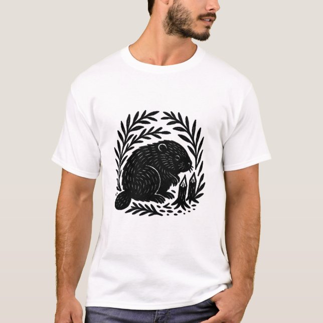 T-shirt Biber/Beaver (Devant)