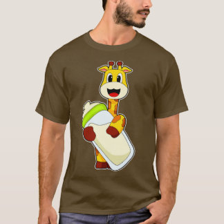 T-shirt Biberon de lait pour bébé girafe