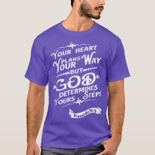 T-shirt Bible chrétienne Verse Proverbes 169 Pasto religie