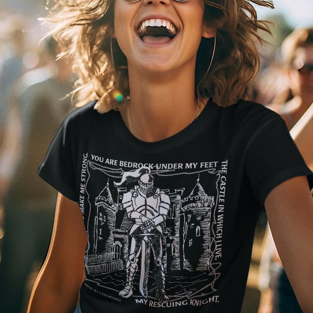 T-SHIRT BIBLE CINDERELLA BEDROCK, CHÂTEAU, CHEVALIER SECOU (Créateur téléchargé)