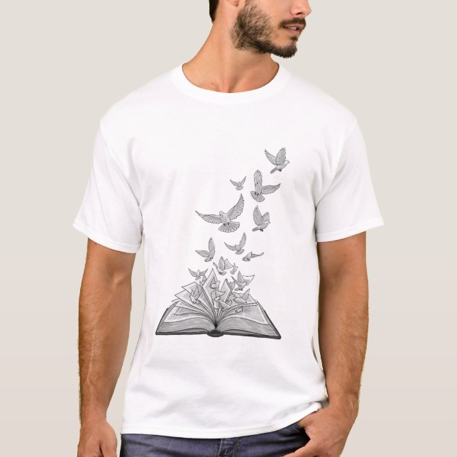 T-shirt Bible de colombe (Devant)