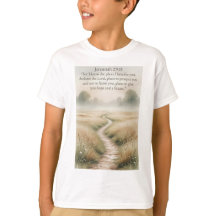 Bible Jeremiah 29:11 Christian Kid's Tee Shirt