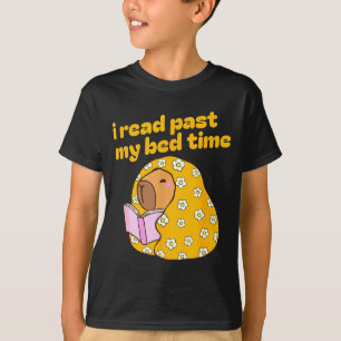 T-shirt Bibliothécaire amateur de livres capybara drôle li