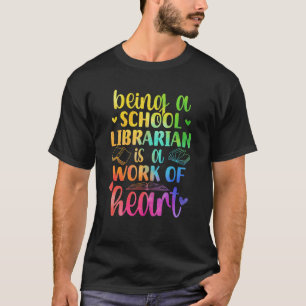 T-shirt Bibliothécaire De L'École Travail De Bibliothèque