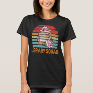 T-shirt Bibliothécaire de l'équipe de bibliothèque ver de 