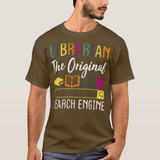 T-shirt Bibliothécaire du moteur de recherche original