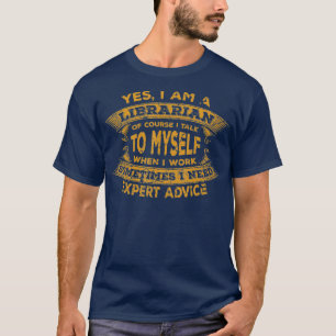 T-shirt Bibliothécaire Funny Love Librairie de lecture Tee