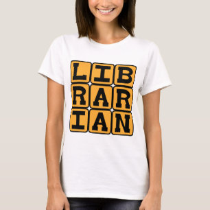 T-shirt Bibliothécaire, Maître de livres